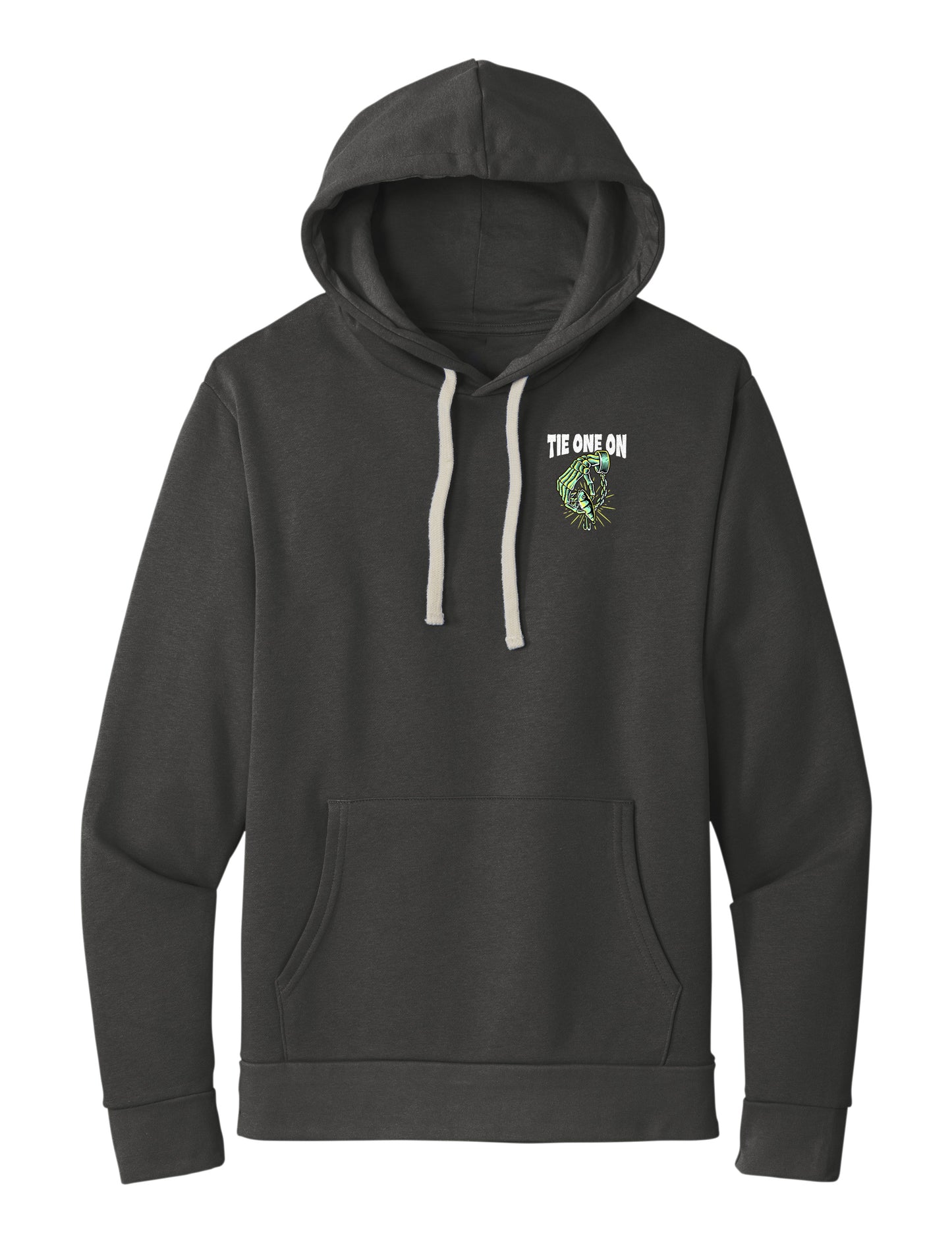 Unisex Tie One On graphic hoodie front view